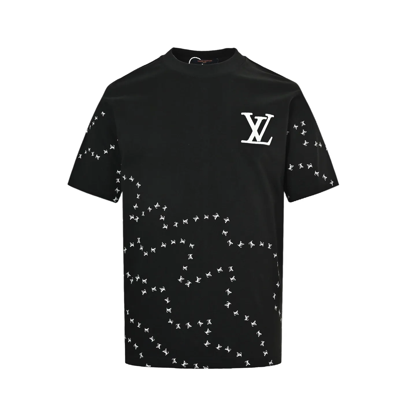 Louis Vuitton/Louis Vuitton small label printed letter embroidered short sleeves